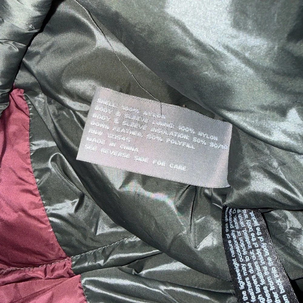 Michael Kors‎ Men’s Burgundy Puffer Coat Jacket